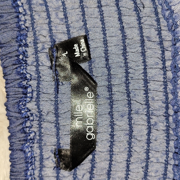 Navy Strapless Maxi - Picture 3 of 3